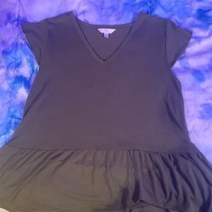 Flowy shirt- dark green